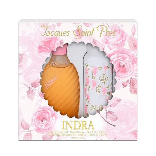 Kit Jacques Saint Pres Indra - Eau De Parfum 100ml + Desodorante 125ml NULO Kit Jacques Saint Pres Indra - Eau De Parfum 100ml + Desodorante 125ml NULO