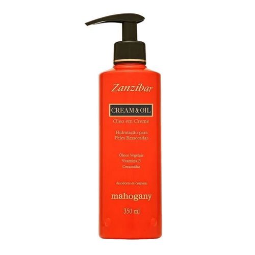 Zanzibar Óleo em Creme Mahogany 350ml Zanzibar Óleo em Creme Mahogany 350ml
