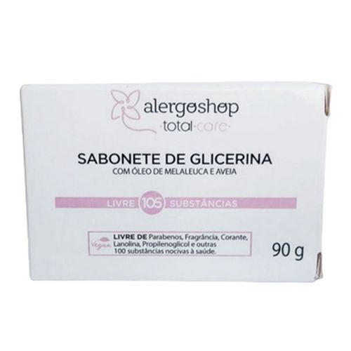 Sabonete Em Barra Glicerina Alergoshop 90G