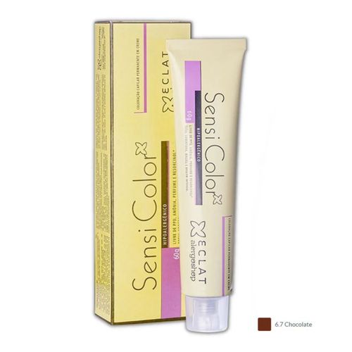 Tintura Hipoalergênica Alergoshop Cor 6.7 Chocolate 60g