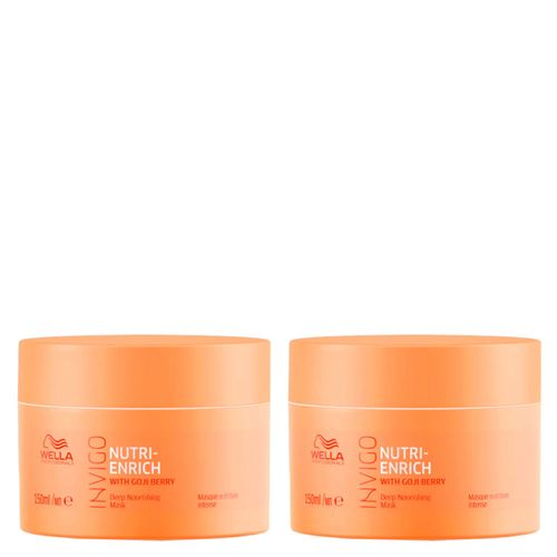 Kit Wella Professionals Invigo Nutri Enrich Máscara de Nutrição 150ml - 2 Unidades Kit
