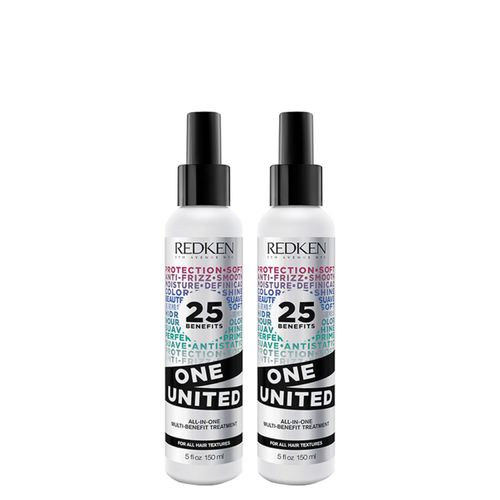 Kit Redken One United Muiti Benefit Treatment - Leave-In 150ml - 2 Unidades Kit