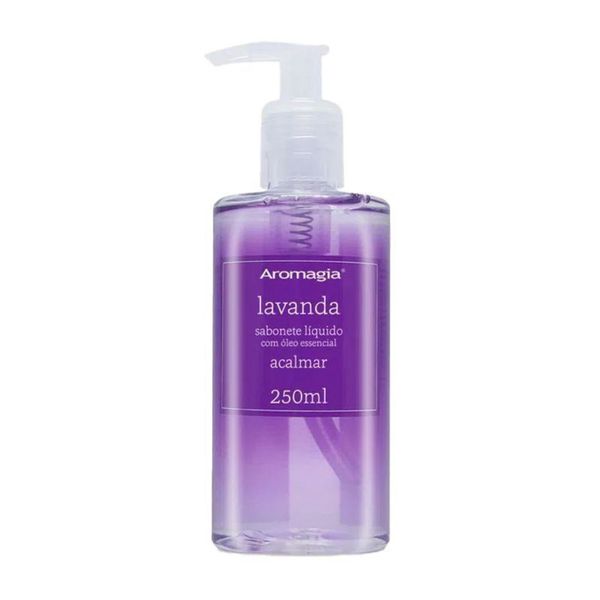 Sabonete Líquido com Óleos Essenciais Lavanda Aromagia 250ml