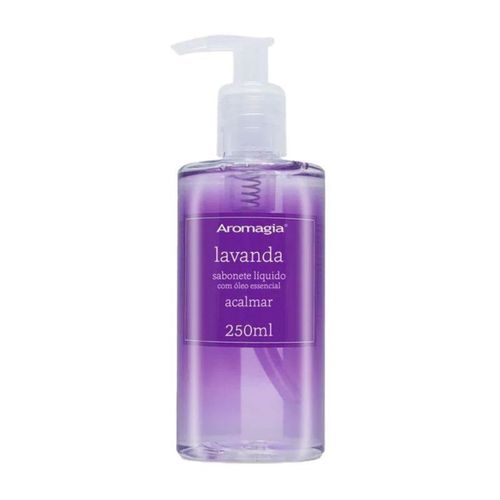 Sabonete Líquido Com Óleos Essenciais Lavanda Aromagia 250Ml