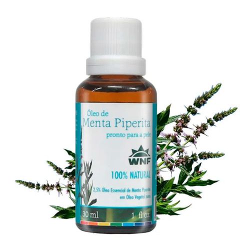Óleo De Menta Piperita Pronto Para a Pele WNF 30ml