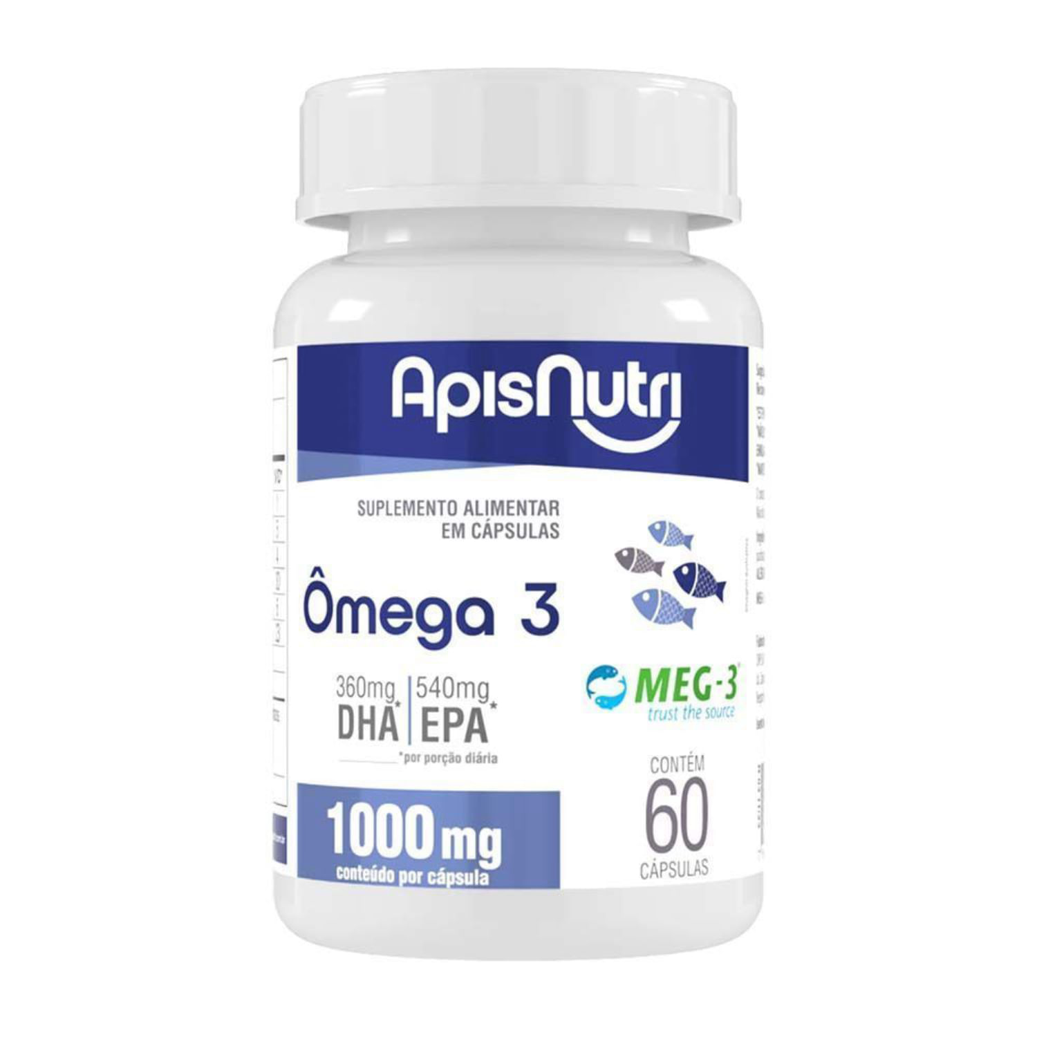 Ômega 3 ApisNutri 60 Cápsulas