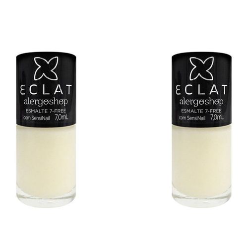 KIT 2 Esmaltes Hipoalergênico Base Seda Alergoshop 7ml