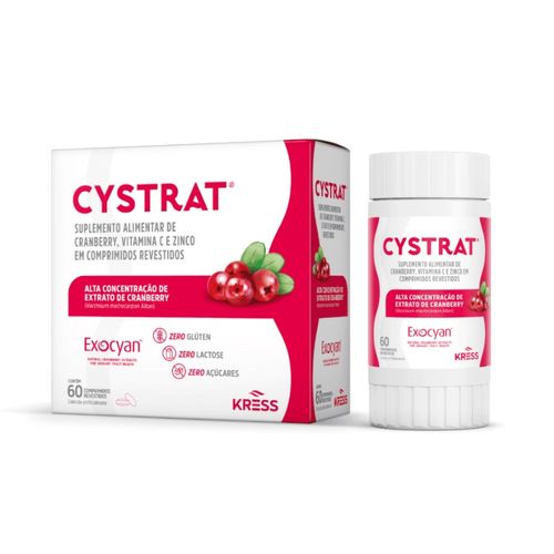 Cystrat Suplemento Alimentar de Cranberry Kress 60cpr Cystrat Suplemento Alimentar de Cranberry Kress 60cpr