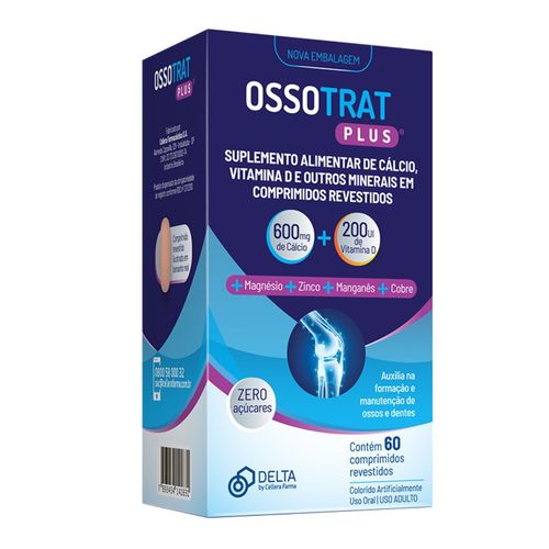 Suplemento Alimentar Ossotrat Plus 60 Comprimidos Suplemento Alimentar Ossotrat Plus 60 Comprimidos