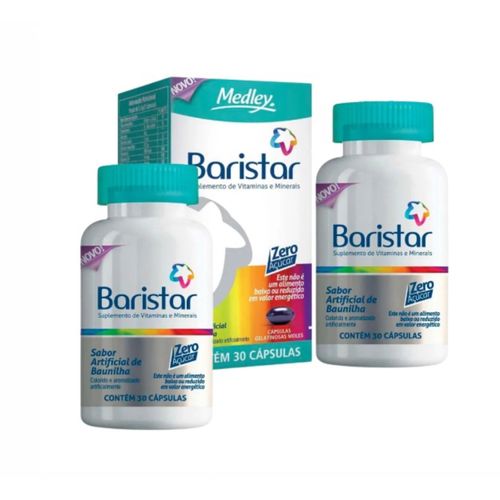 Kit Suplemento Alimentar Baristar 30cps + Baristar 30cps