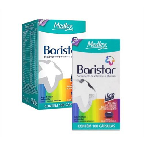 Kit Suplemento Alimentar Baristar 100cps + Baristar 100cps