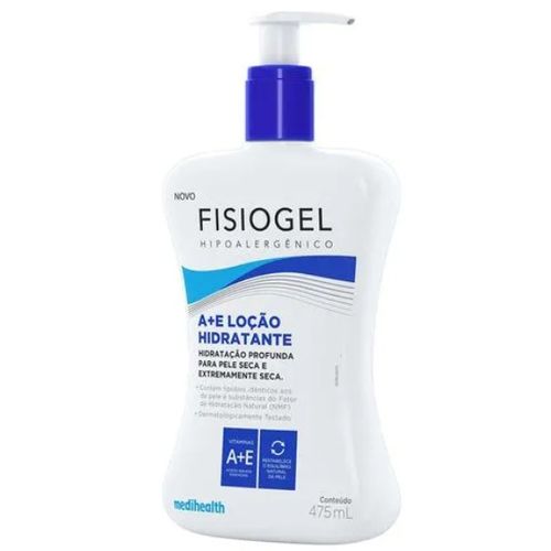 Fisiogel A+E Loção Hidratante Pele Seca e Extremamente Seca 475ml
