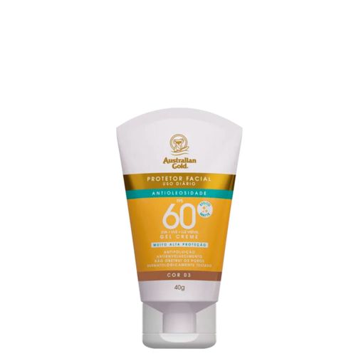 Protetor Solar Facial Matte Australian Gold Cor 03 Fps 60 40g 03 Protetor Solar Facial Matte Australian Gold Cor 03 Fps 60 40g 03