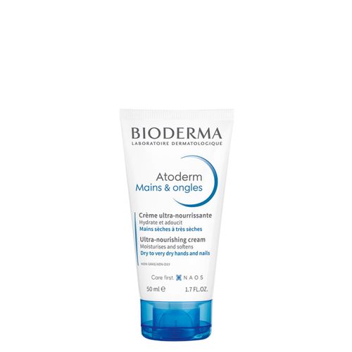 Cuidado Reparador Calmante Bioderma Atoderm Mãos e Unhas 50ml 50ml