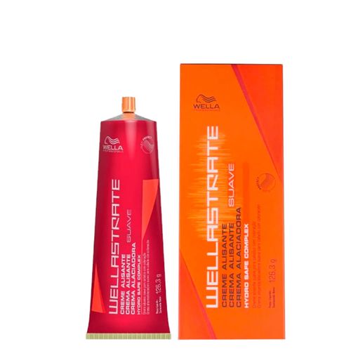 Creme Alisante Suave Wella Professional Wellastrate 125ml 125ml Creme Alisante Suave Wella Professional Wellastrate 125ml 125ml