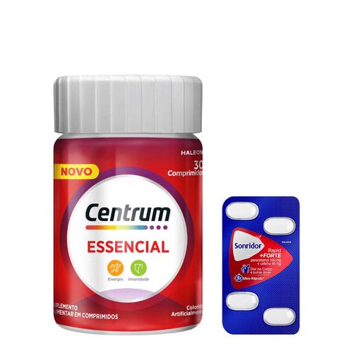 Kit-Centrum-Essencial-Adulto-30-Comprimidos---Analgesico-Sonridor-Rapid-Forte-4-Comprimidos Kit-Centrum-Essencial-Adulto-30-Comprimidos---Analgesico-Sonridor-Rapid-Forte-4-Comprimidos