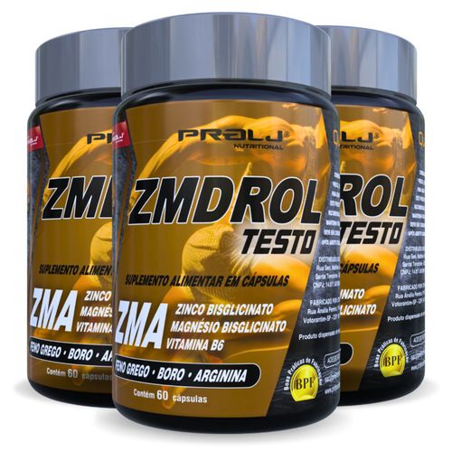 ZMDROL TESTO 180 CÁPSULAS KIT 3