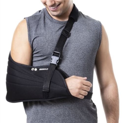 Tipoia Imobilizadora Estofada Bilateral Preta Tam PP SalvaPé Tipoia Imobilizadora Estofada Bilateral Preta Tam PP SalvaPé