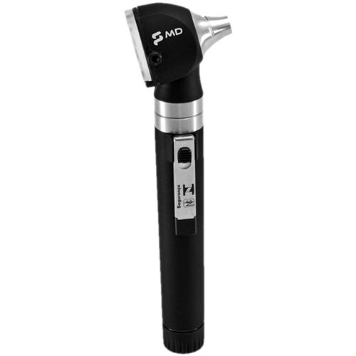 Otoscópio Omni LED Fibra Óptica MD - Preto com Estojo Luxo Otoscópio Omni LED Fibra Óptica MD - Preto com Estojo Luxo