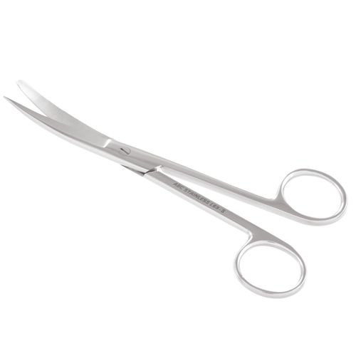 Tesoura Cirúrgica Fina/Romba ABC - Curva - 15cm Tesoura Cirúrgica Fina/Romba ABC - Curva - 15cm