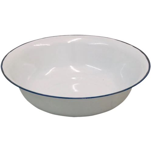 Bacia Esmaltada Ewel - Branca - 45 cm