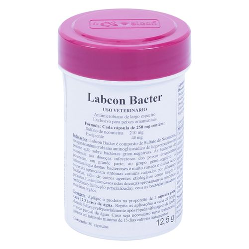 Alcon Labcon Bacter 50 Cápsulas