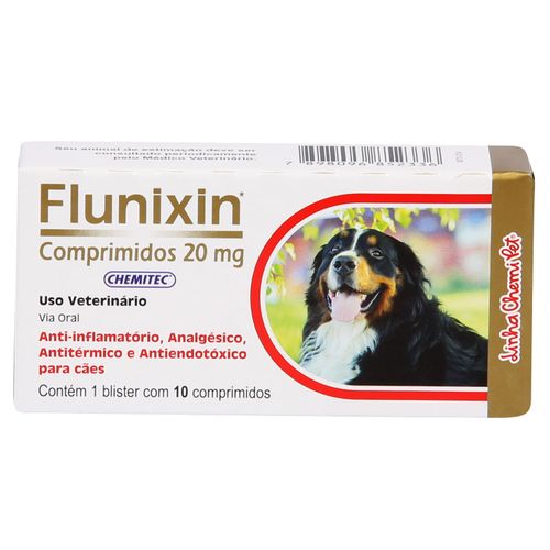 Flunixin 20mg Chemitec c/ 10 Comprimidos