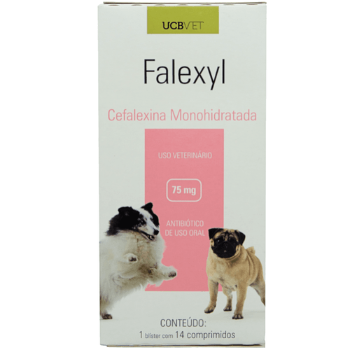 Falexyl 75mg Com 14 Comprimidos Para Cães ucbvet
