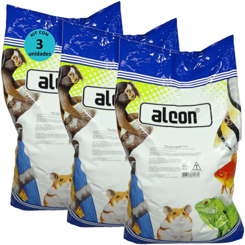 Alcon Psita Small Bits Criador 4,5 kg Kit com 3