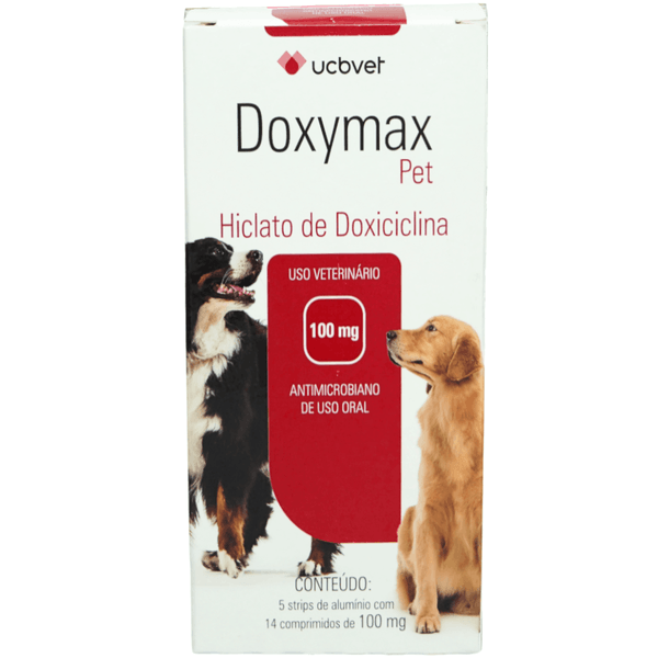Doxymax Pet 100mg Para Cães Com 70 Comprimidos ucbvet