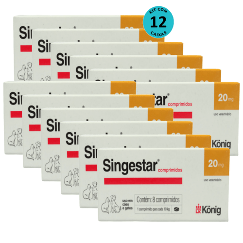 Kit 12 Anticoncepcional Singestar C/ 8 Comp. - König