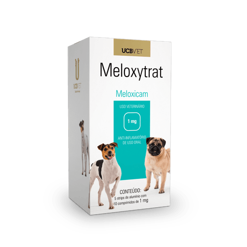 Anti-Inflamatório Meloxytrat 1mg C/10 comp. UCBVET