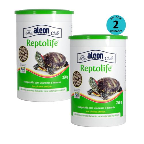 Kit 2 Ração Alcon Club Reptolife 270g