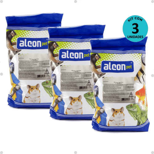 Kit 3 Ração Alcon Club Trinca Ferro Super Premium 5kg Kit 3 Ração Alcon Club Trinca Ferro Super Premium 5kg