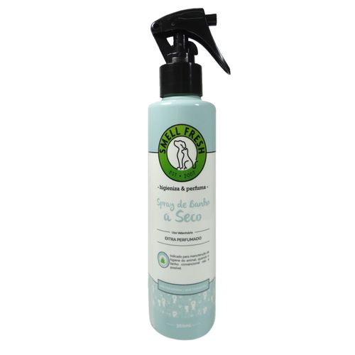 Spray Banho a Seco 300ml P/ Cães e Gatos Smell Fresh