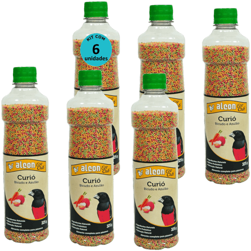 Kit 6 Ração Alcon Eco Club Curió 325g