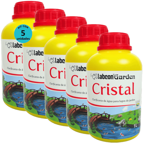 Kit Alcon Labcon Garden Cristal 1L C/ 5 unidades Kit Alcon Labcon Garden Cristal 1L C/ 5 unidades