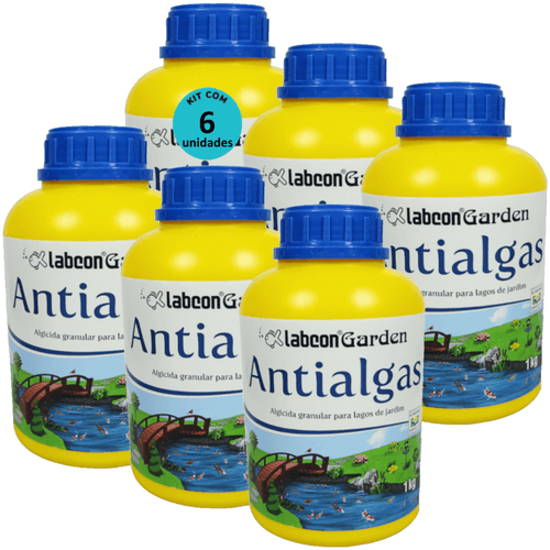 Kit 6 Alcon Labcon Garden Antialgas 1kg Kit 6 Alcon Labcon Garden Antialgas 1kg