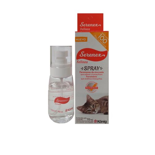 Serenex Spray 70ml P/ Gatos - Konig