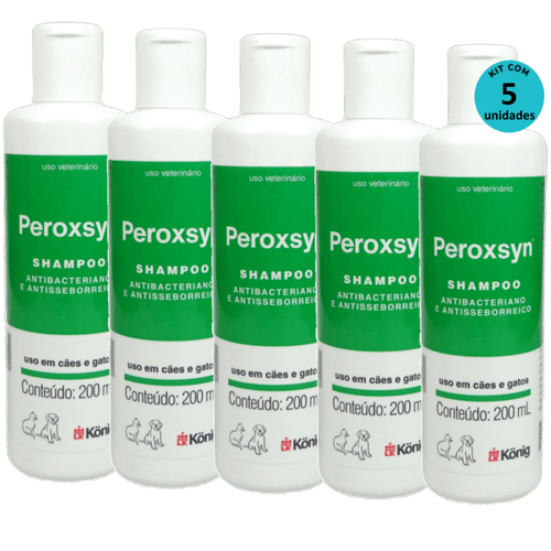 Kit Shampoo Peroxsyn König 200ml com 5 unidades Kit Shampoo Peroxsyn König 200ml com 5 unidades
