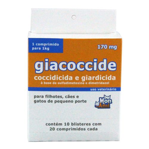 Giacoccide Mon Ami 170mg 200 comprimidos