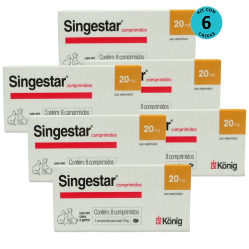 Kit Anticoncepcional Singestar König c/ 8 Comprimidos C/ 6 unidades