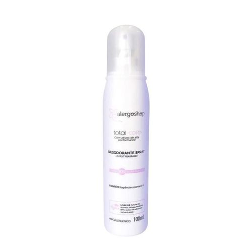 Desodorante Spray Le Fruit Hipoalergênico Total Care Alergoshop 100ml