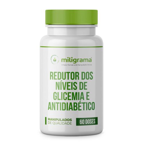 Redutor dos níveis de glicemia e antidiabético 60 doses 60 Doses
