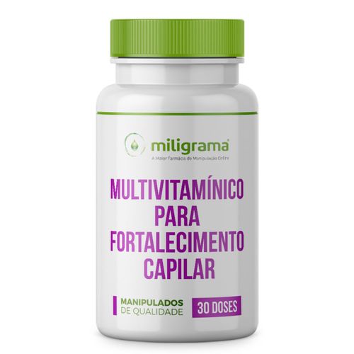 Multivitamínico para fortalecimento capilar 30 doses 30 Doses Multivitamínico para fortalecimento capilar 30 doses 30 Doses