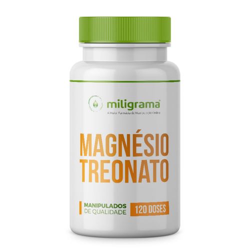 Magnésio Treonato 300mg 120 Doses Magnésio Treonato 300mg 120 Doses