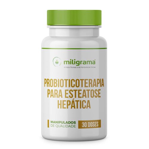 Probioticoterapia para Esteatose Hepática 30 doses 30 Doses