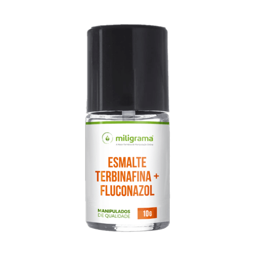 Esmalte Terbinafina + Fluconazol 10g Sem Sabor/Aroma 10g Branca/Transparente