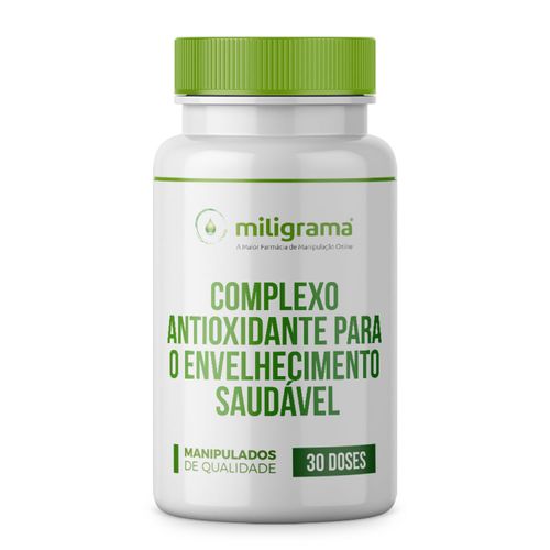 Complexo antioxidante para o envelhecimento saudável – preventivo e reposição 30 doses 30 Doses Complexo antioxidante para o envelhecimento saudável – preventivo e reposição 30 doses 30 Doses