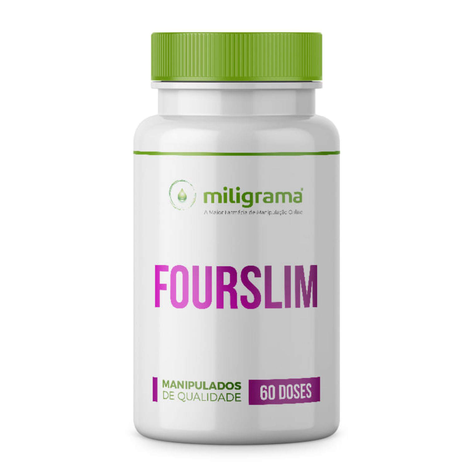 COQUETELEIRA 1 DOSE SLIM 600ML C TAMPA VERDE